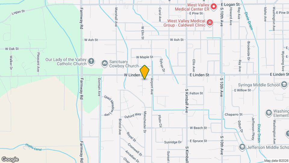 2523 Meadow Ave Map and Location Details