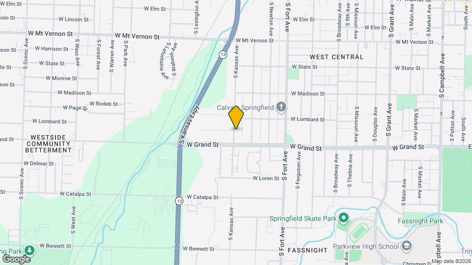 934 S Kansas Ave Mapa y Detalles de la Ubicación