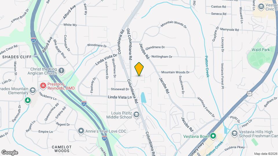 1715 Columbiana Ln Map and Location Details