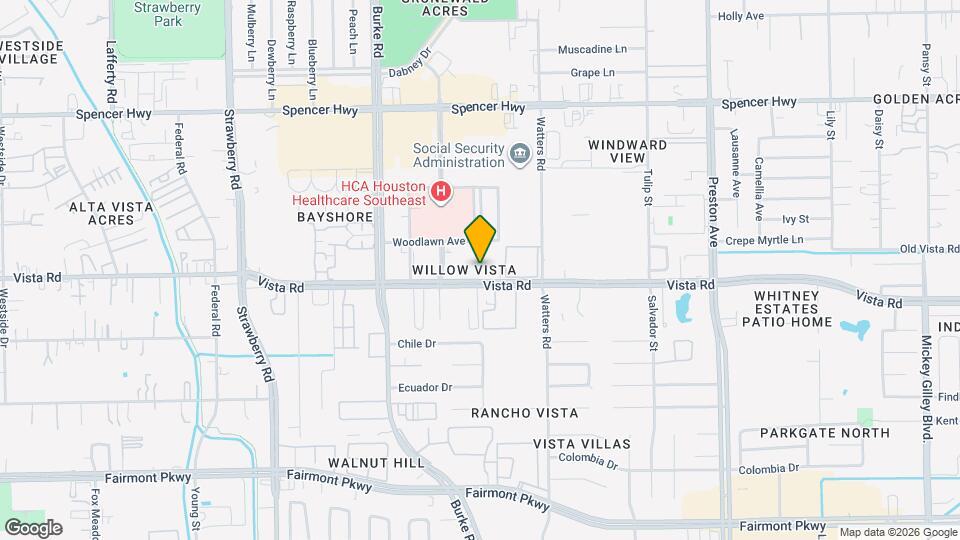 4107 Vista Rd Map and Location Details