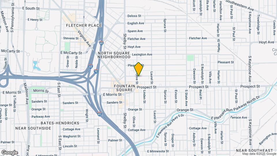 1201 Woodlawn Ave Map and Location Details