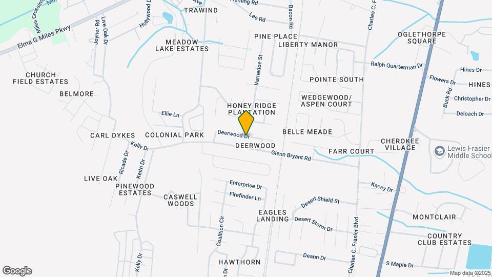 223 Deerwood Dr Map and Location Details