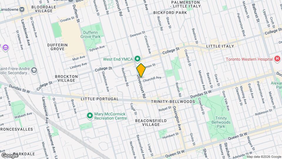 357 Dovercourt Rd Map and Location Details