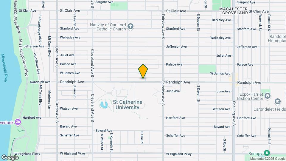 1887 Randolph Ave, Unit Upper Mapa y Detalles de la Ubicación