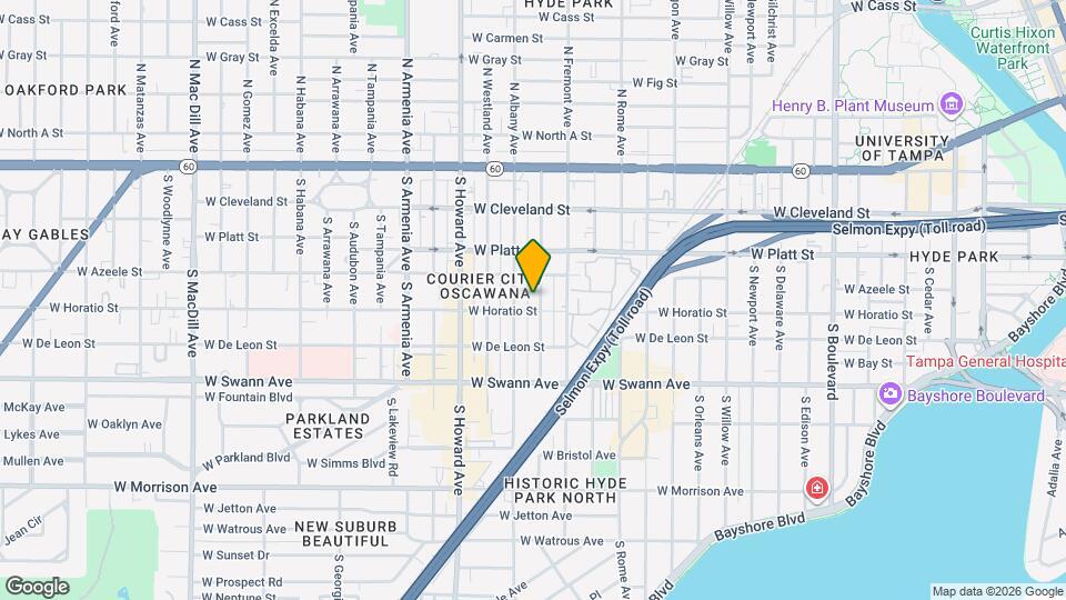 413 S Melville Ave Map and Location Details