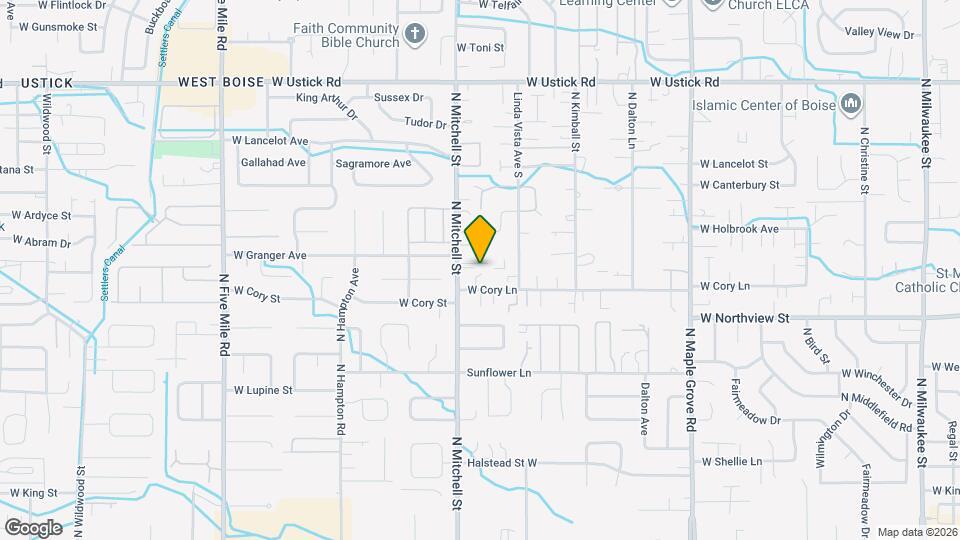 9732 W Cory Ln Map and Location Details