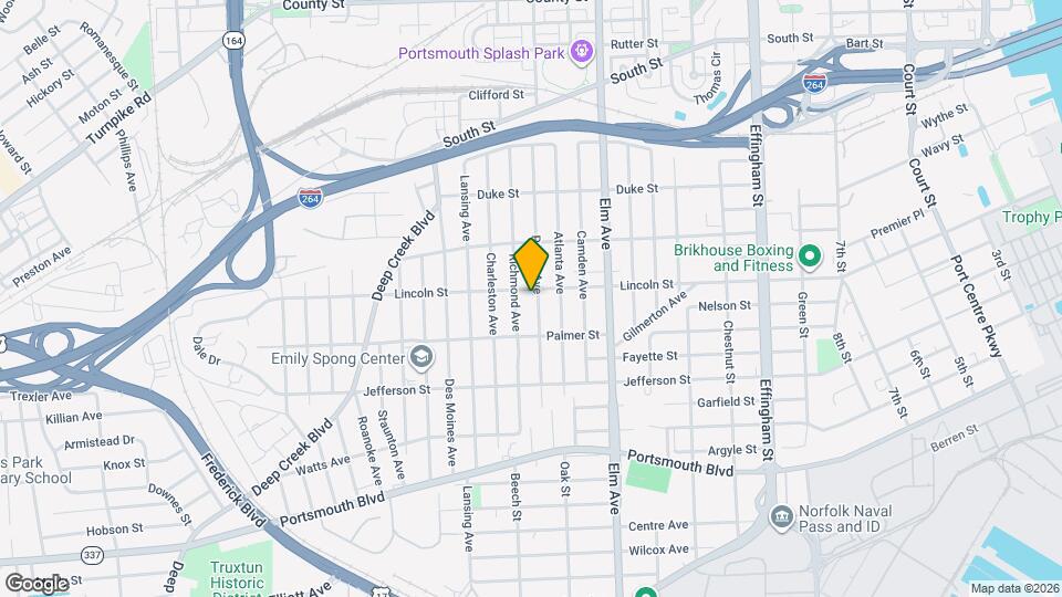 1906 Parker Ave Mapa y Detalles de la Ubicación