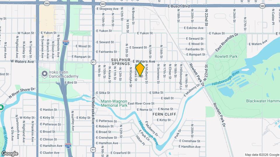 8208 N 14th St Map and Location Details