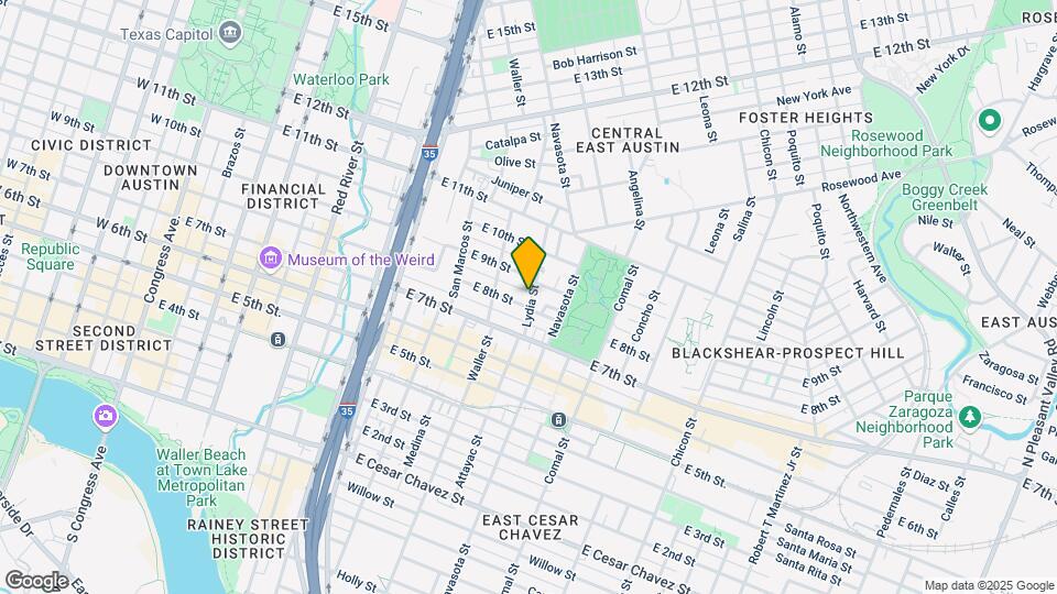 1114 E 8th St Map and Location Details