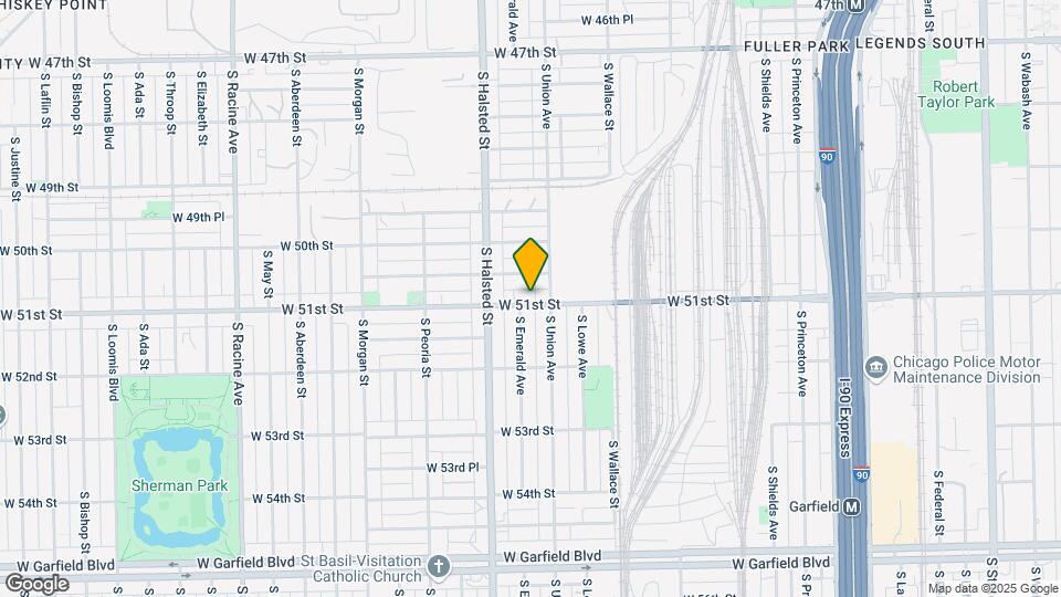 716 W 51st St Map and Location Details
