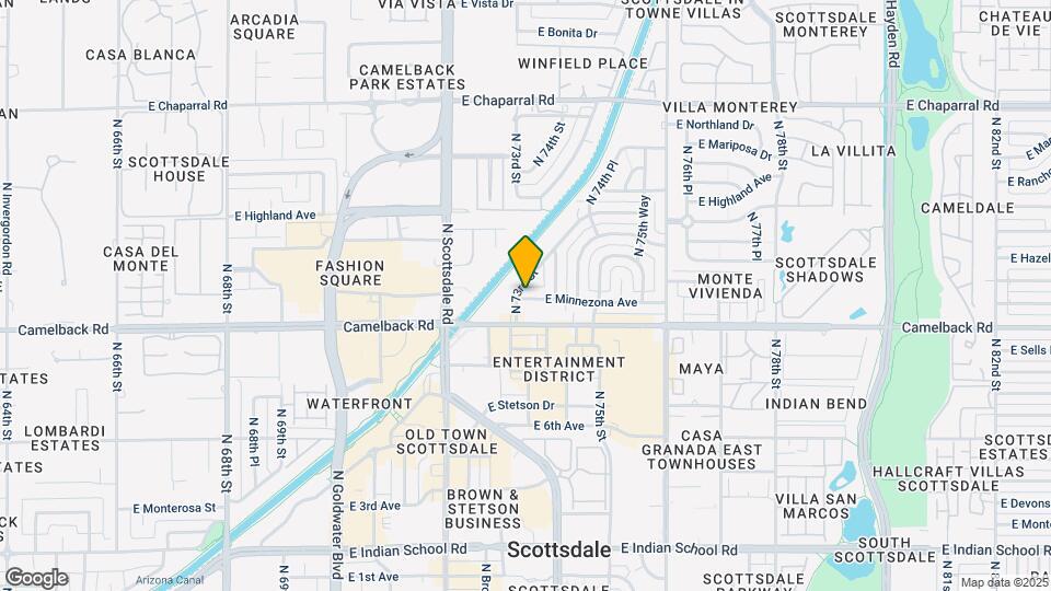 MZ Scottsdale Map and Location Details