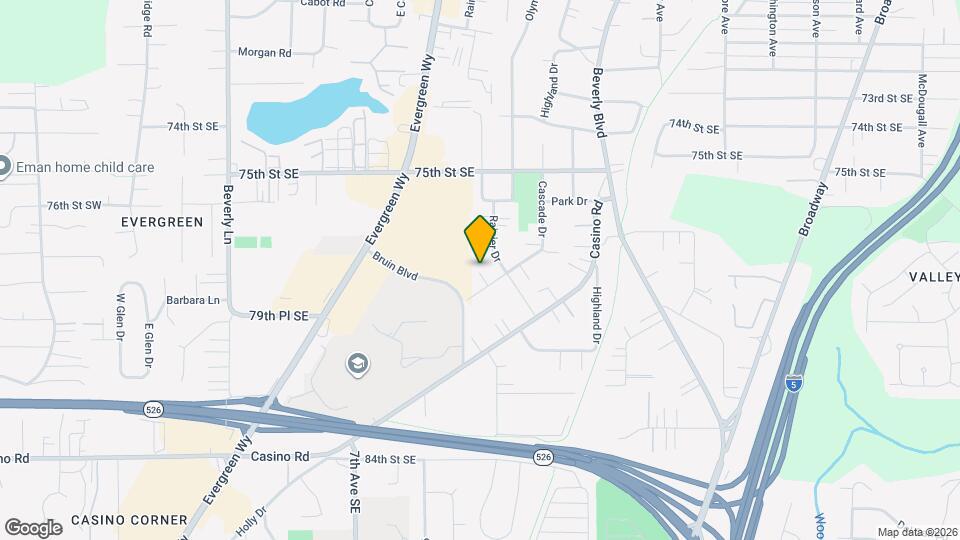1117 Cascade Dr Map and Location Details