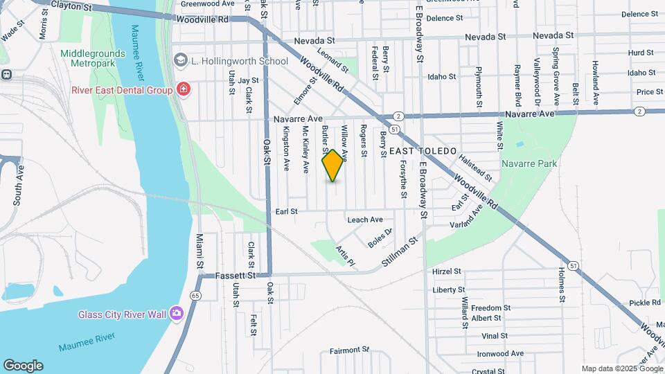 941 Butler St Mapa y Detalles de la Ubicación