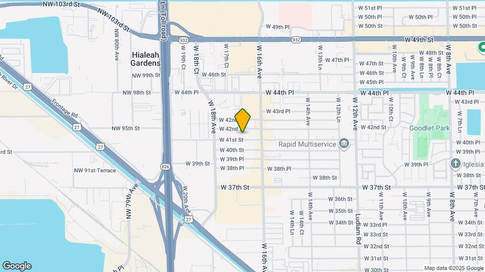 1685 W 41st St Map and Location Details