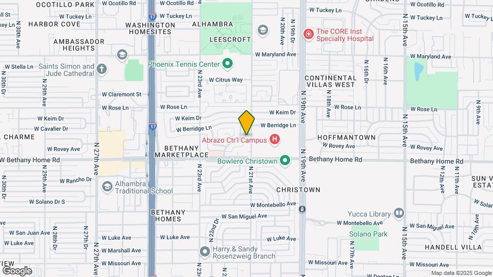 6042-6044 N 21st Ave Mapa y Detalles de la Ubicación