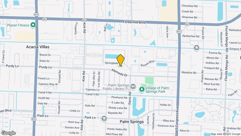 912 Springdale Cir Map and Location Details