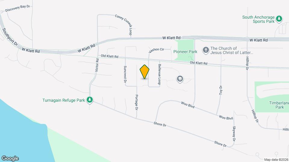 1822 Bellevue Loop Map and Location Details