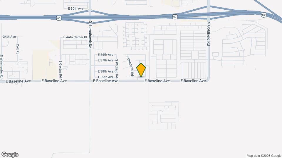 2283 E 39th Ave Map and Location Details