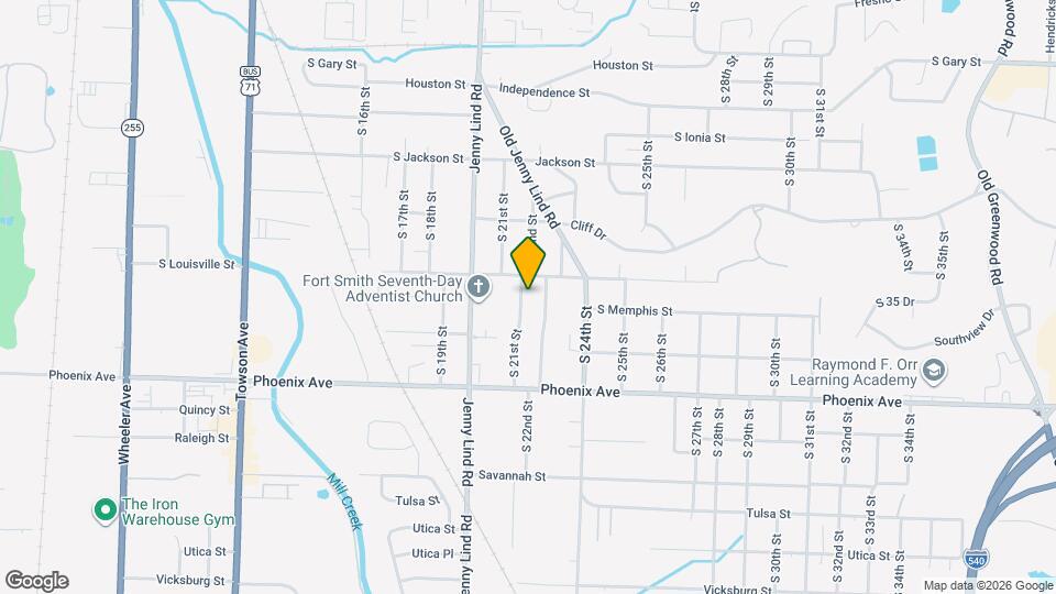 4317 S 21st St Map and Location Details