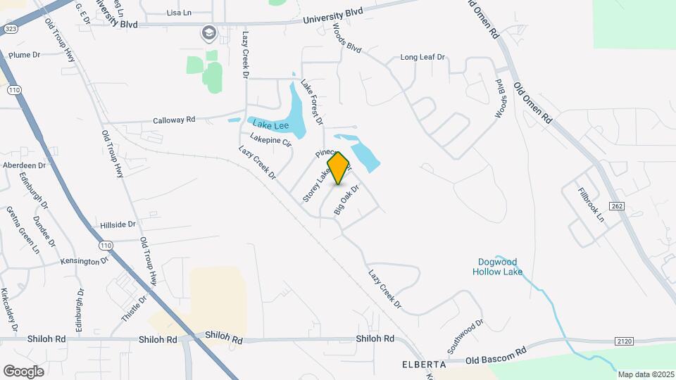 3401 Pebblebrook Dr Map and Location Details