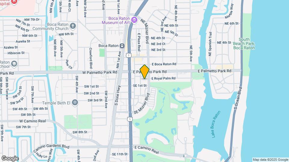 99 SE Mizner Blvd Map and Location Details
