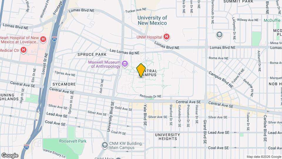 301 Yale Blvd NE Map and Location Details