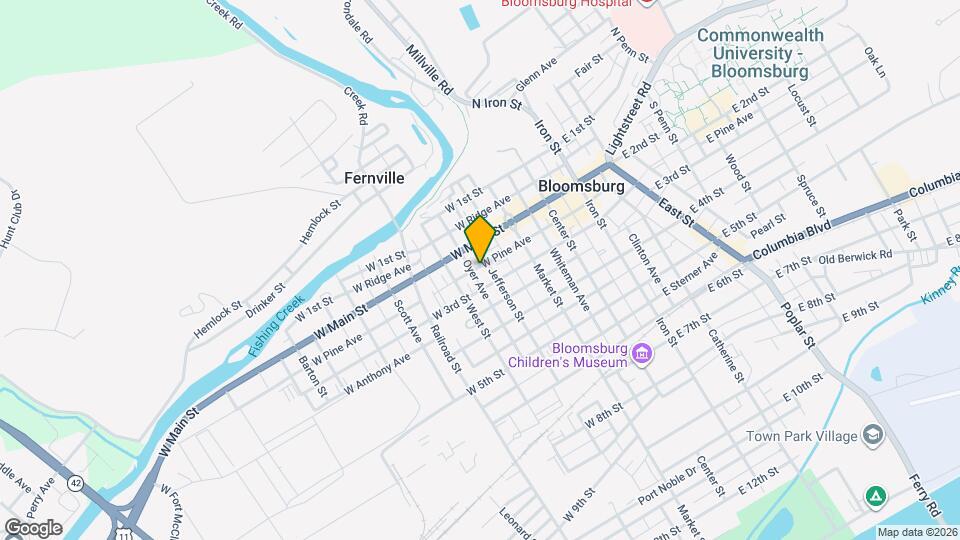 212 W Pine Ave Map and Location Details