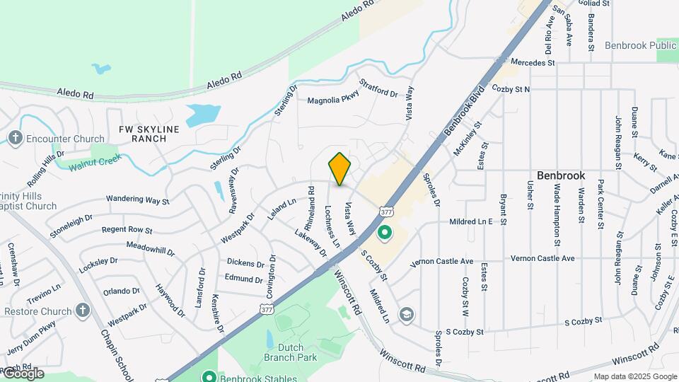 9519 Westpark Dr Map and Location Details