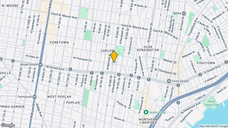 1301 N 6th St Mapa y Detalles de la Ubicación
