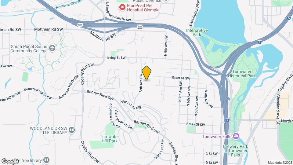 604 Grant Ln SW Map and Location Details