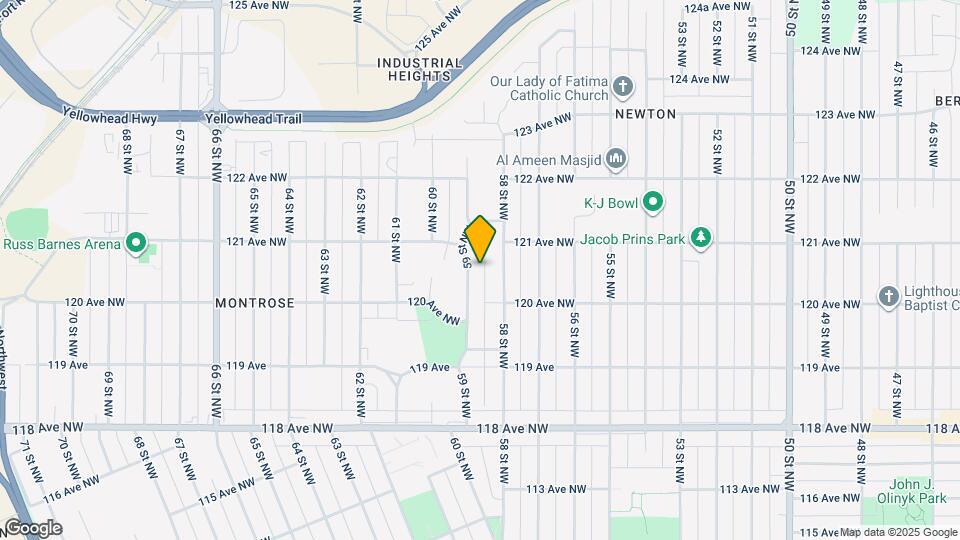 12035-12059 59 St NW Map and Location Details