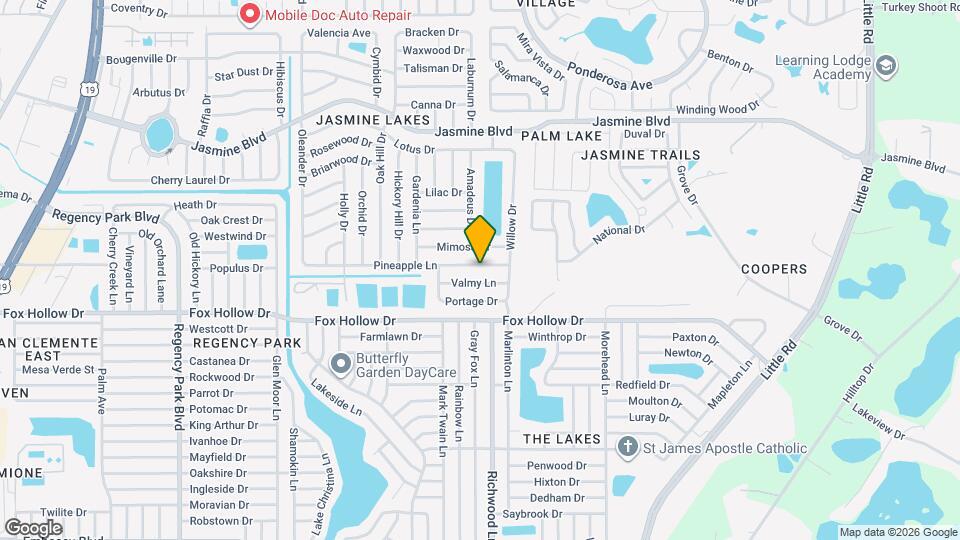 7936 Pineapple Ln Map and Location Details