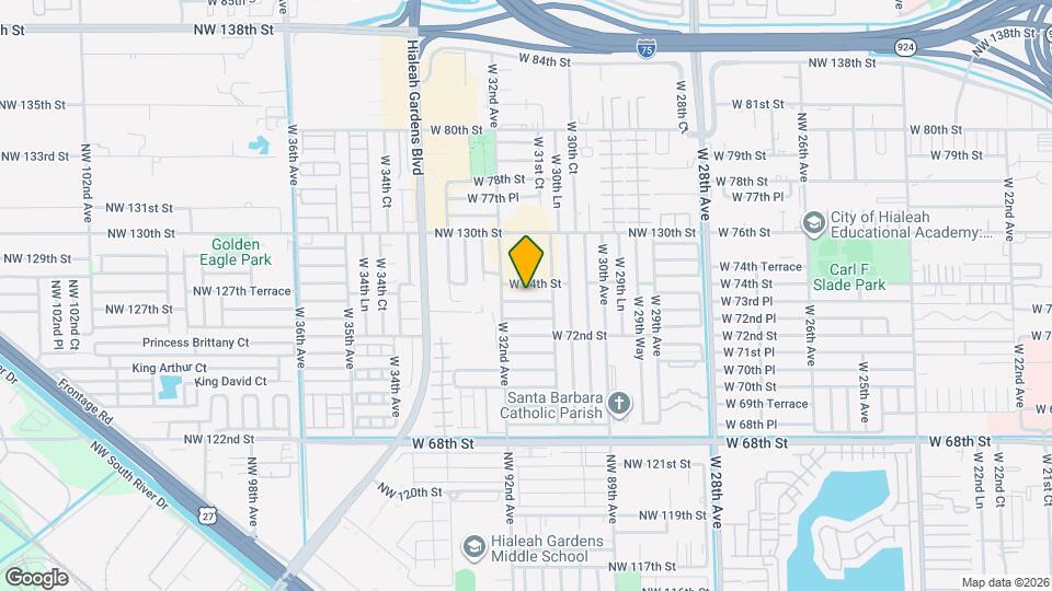 3159 W 73rd Pl Map and Location Details