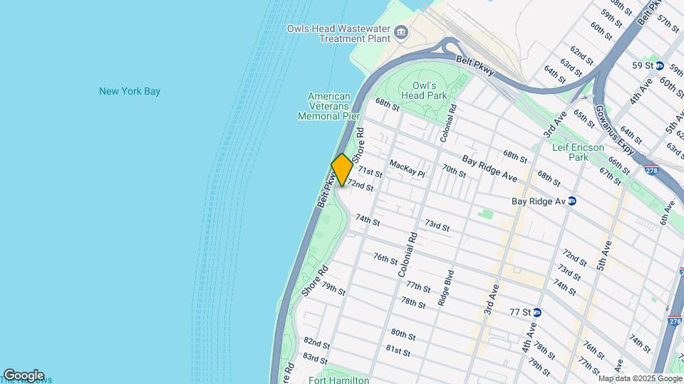7223 Shore Rd, Unit 1 Map and Location Details