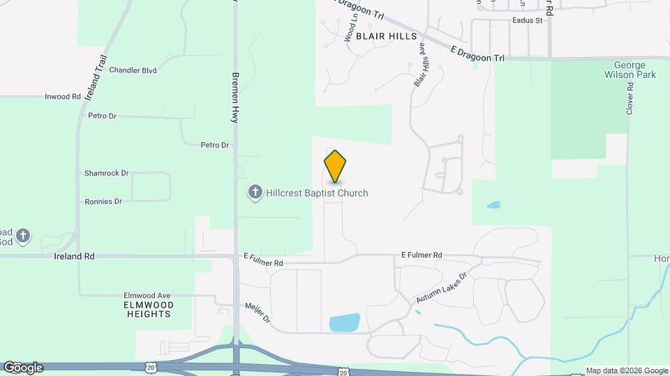 3105 Falling Oak Dr Map and Location Details