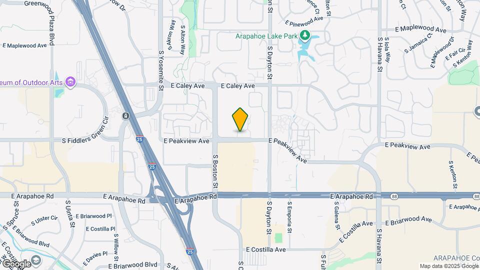 6457 S Dallas Ct Map and Location Details