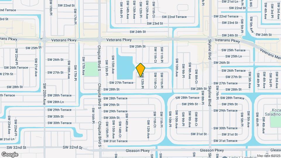 2716 SW 12th Pl Map and Location Details
