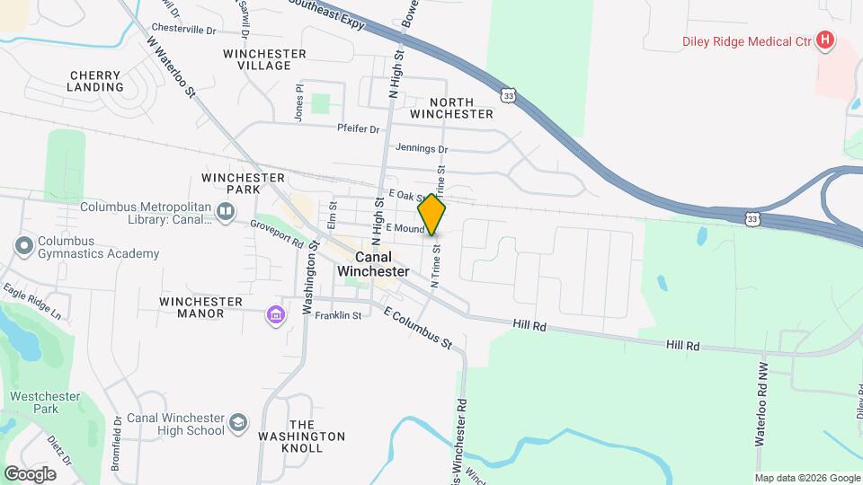 66 1/2 N Trine St Map and Location Details