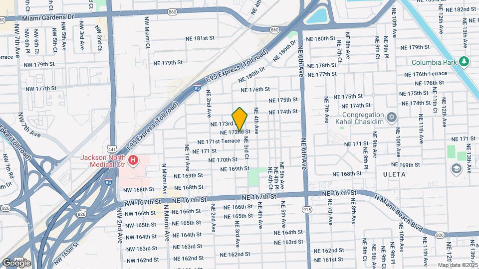 320 NE 172nd St Map and Location Details