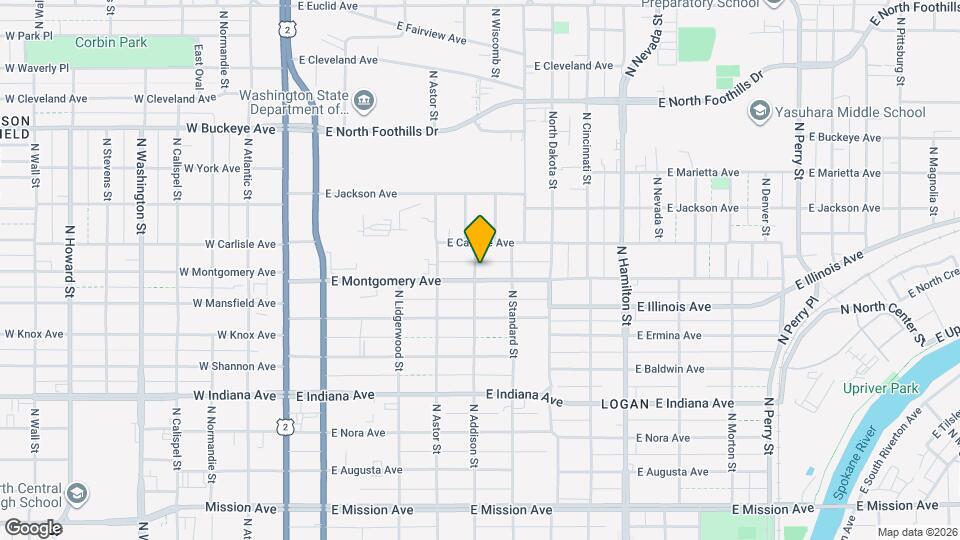 503 E Montgomery Ave Map and Location Details