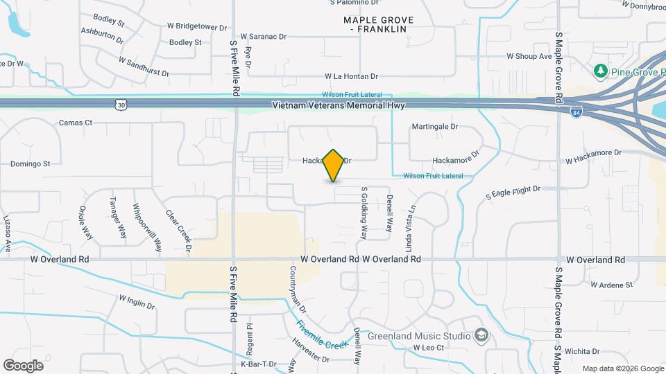 1225 S Bent Rock Ave Map and Location Details