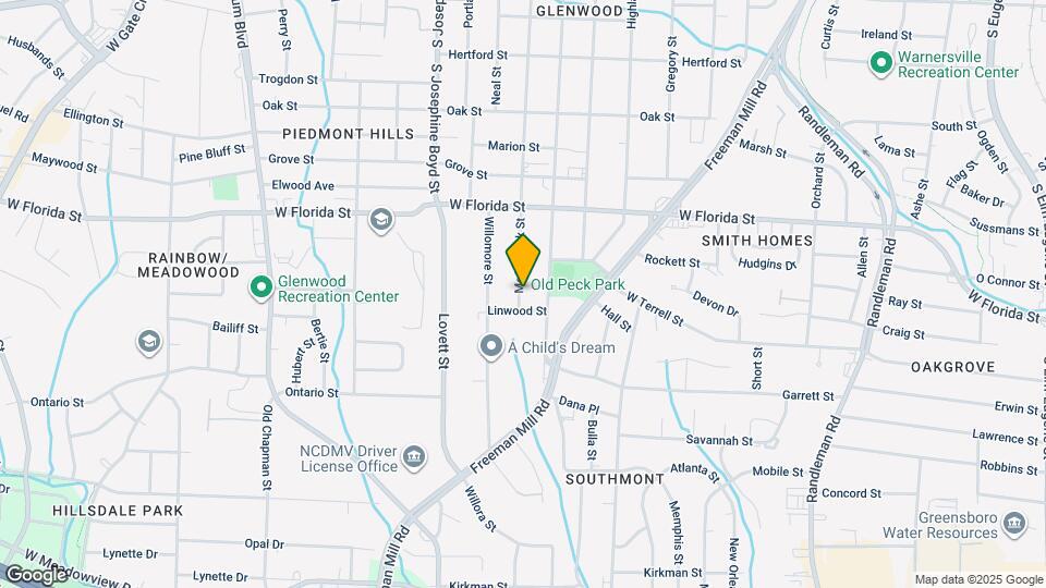 1541 McCormick St Map and Location Details