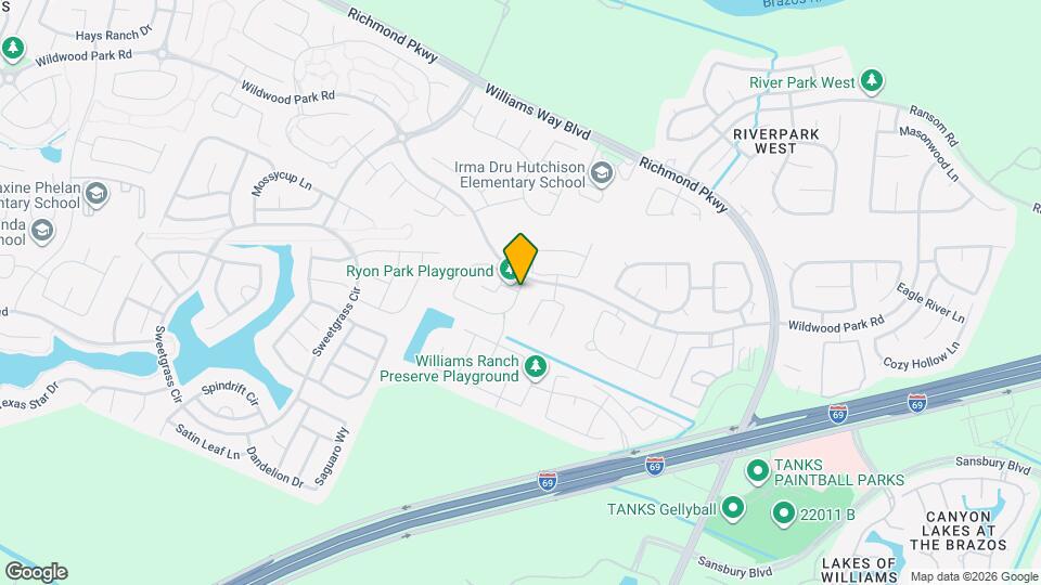 2615 Ryon Falls Dr Map and Location Details