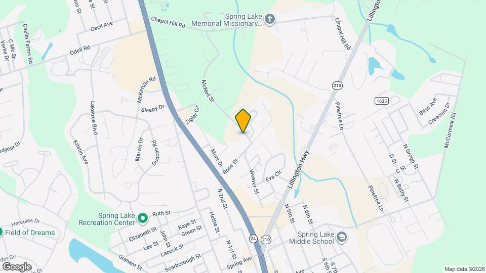 823 McNeil St Map and Location Details