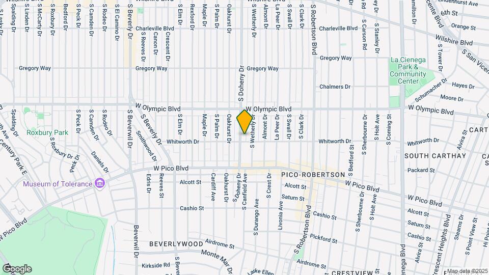 452 S Doheny Dr Mapa y Detalles de la Ubicación