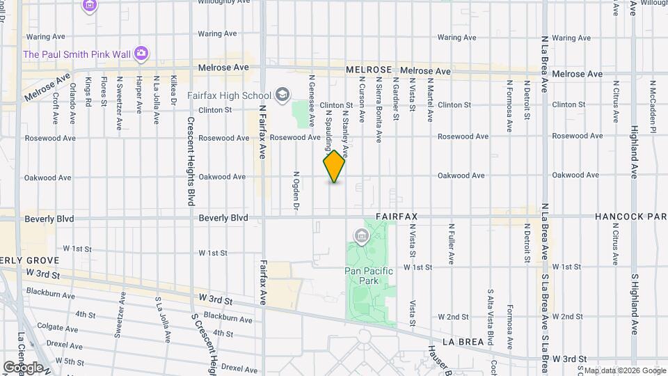 350 N Spaulding Ave, Unit 5 Mapa y Detalles de la Ubicación