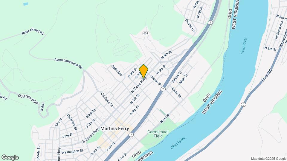 428 N Zane Hwy Map and Location Details