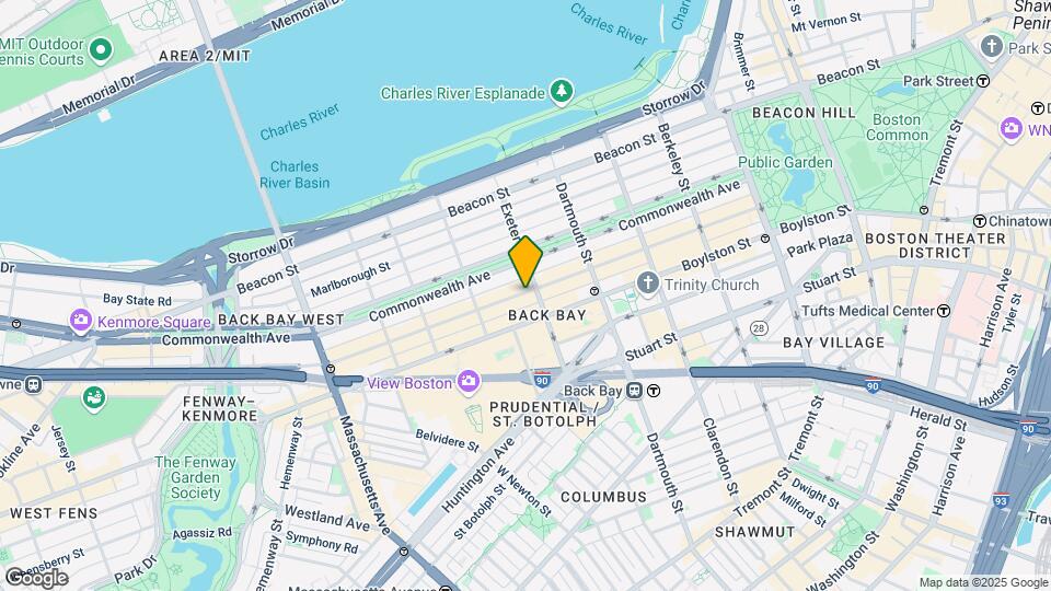 206 Newbury St, Unit 12 Map and Location Details