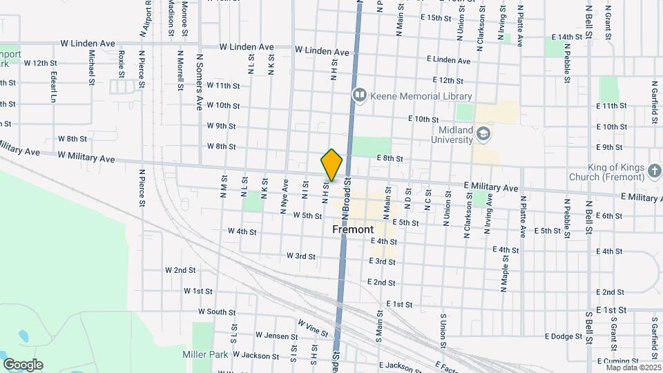 622 N H St, Unit 5 Map and Location Details