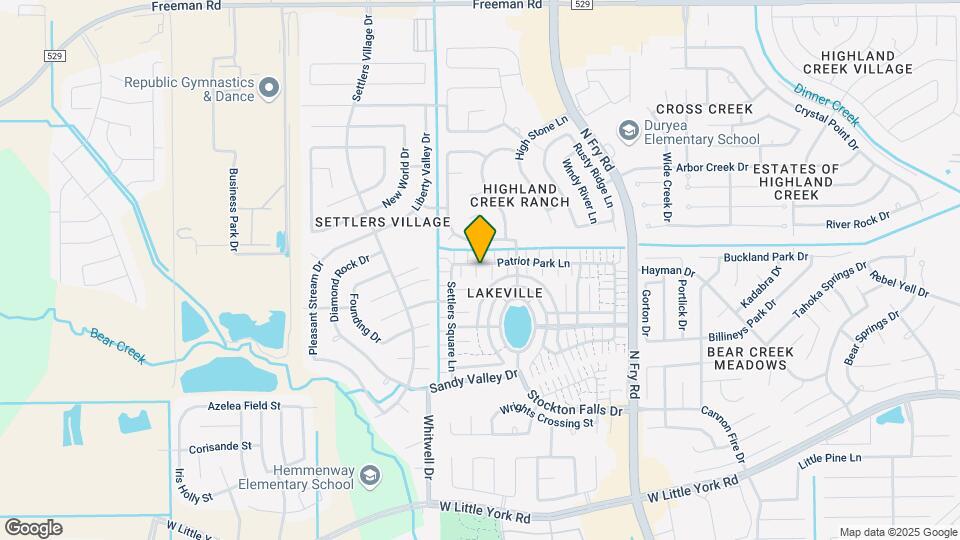 20905 Patriot Park Ln Map and Location Details